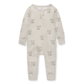 Aster & Oak Organic Zip Romper – Byron Bear Onesie