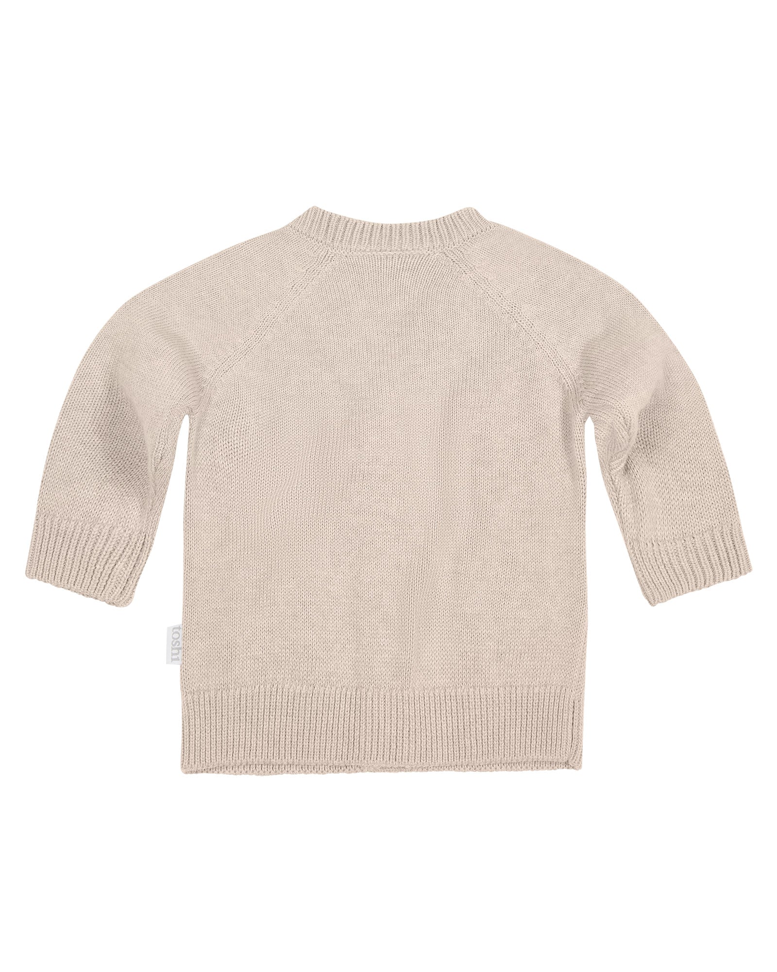 Toshi Organic Cotton Remy Grandpa Cardigan Oatmeal