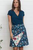 Mahashe S25 Chameleon Reversible Skirt Bellflower & Bloom