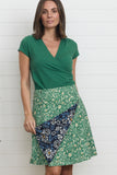 Mahashe S25 Chameleon Reversible Skirt Ivy & Camellia