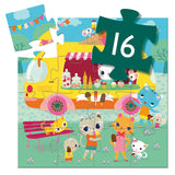 Djeco Mini Silhouette Puzzle Ice Cream Truck