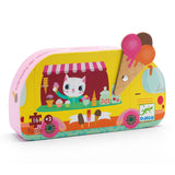 Djeco Mini Silhouette Puzzle Ice Cream Truck