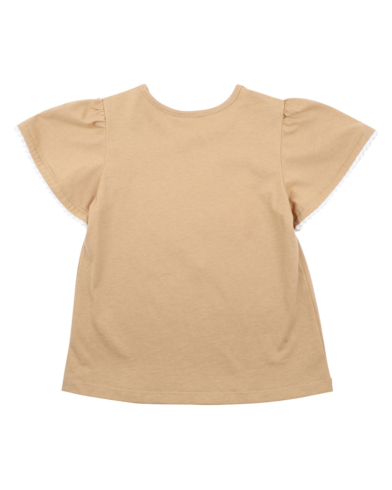 Fox & Finch Girls Sweet Spot Dream Big Tee - Summer Dove Graphic T-Shirt