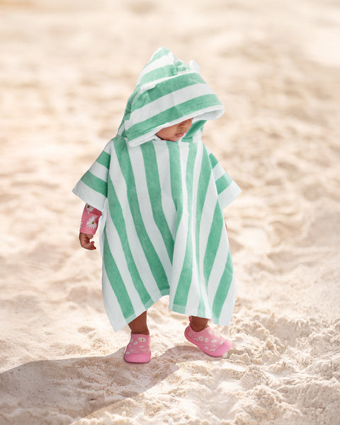 Toshi S25  Hooded Towel Beachcomber  Seagrass