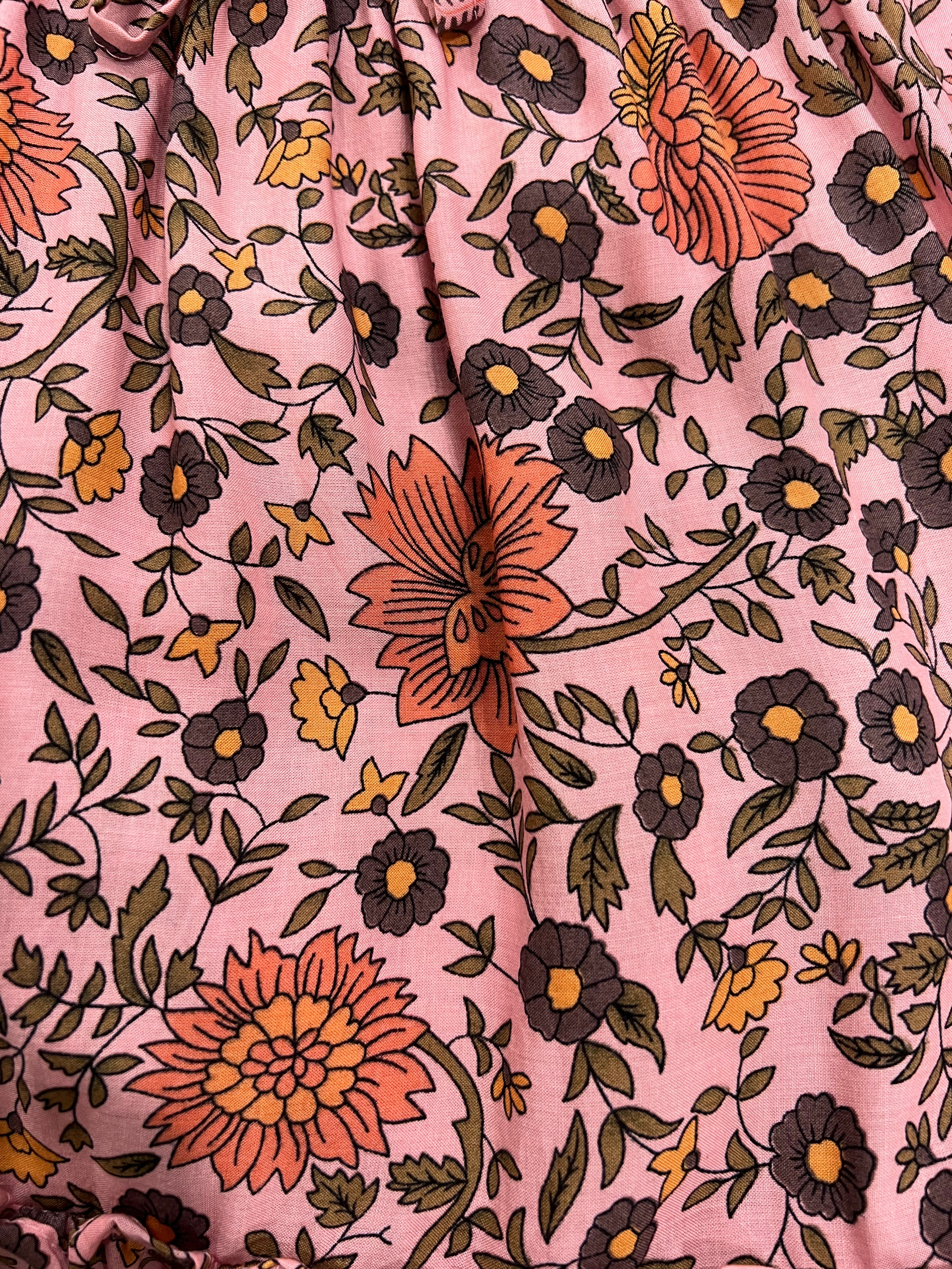 MilaMeli Maeve Maxi Skirt Blush Wildflower
