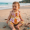 MilaMeli Baby Chloe Jumpsuit Sun Daisy Print