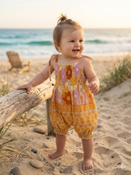 MilaMeli Baby Chloe Jumpsuit Sun Daisy Print