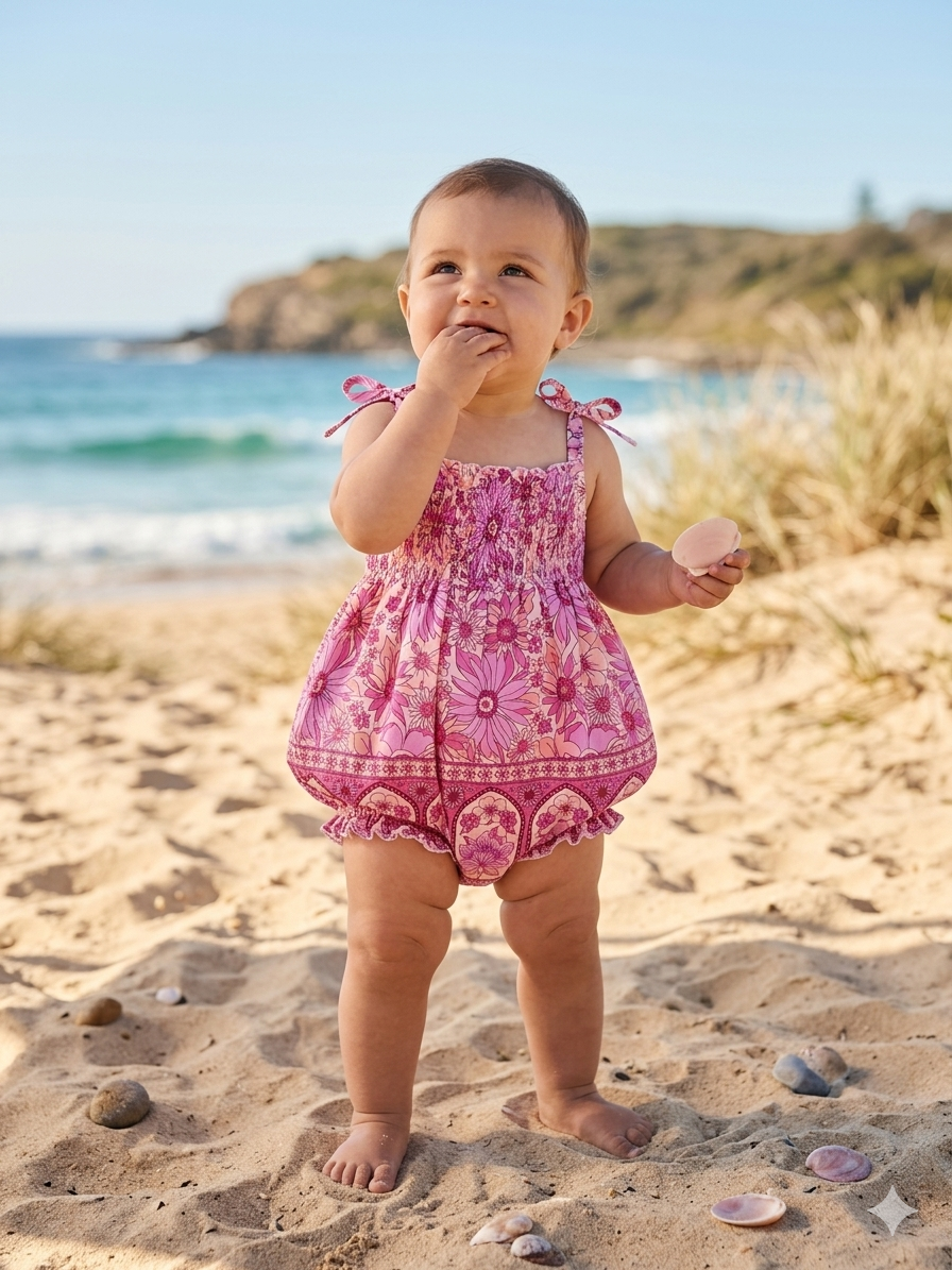 MilaMeli Chloe Baby Jumpsuit- Lilac Haze