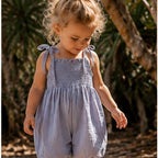 Chloe Jumpsuit Periwinkle Blue Muslin Cotton