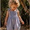 Chloe Jumpsuit Periwinkle Blue Muslin Cotton