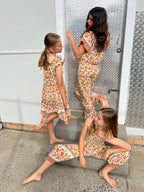 MilaMeli Jesse Frill Dress - Festival Garden