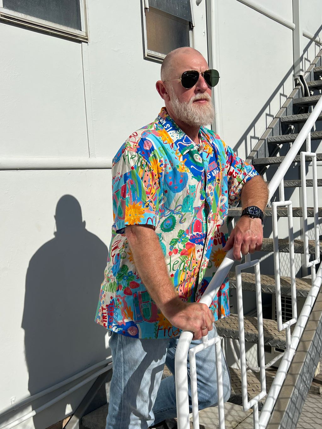 Tato Shirt Sweet Soul Song Rayon Print