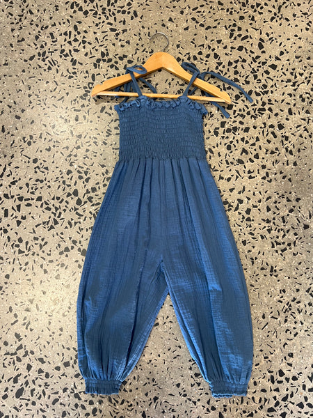 MilaMeli Lara Jumpsuit - Indigo Cotton