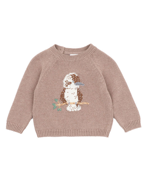 Minihaha Bebe Organic Cotton Bailey Kookaburra Jumper