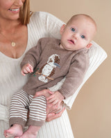 Minihaha Bebe Organic Cotton Bailey Kookaburra Jumper