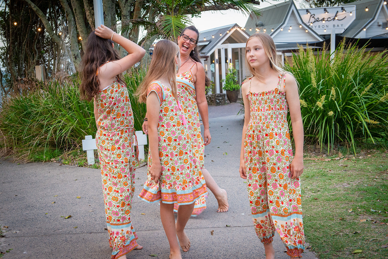 MilaMeli LOLA Wide Leg Pantsuit - Festival Garden