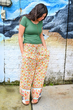 Meli Lounge Pants-Festival Garden Print