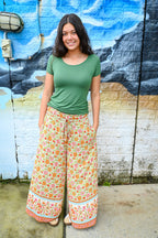 Meli Lounge Pants-Festival Garden Print
