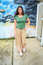 Meli Lounge Pants-Festival Garden Print