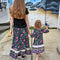Maeve Maxi Skirt Indigo Wildflower Print