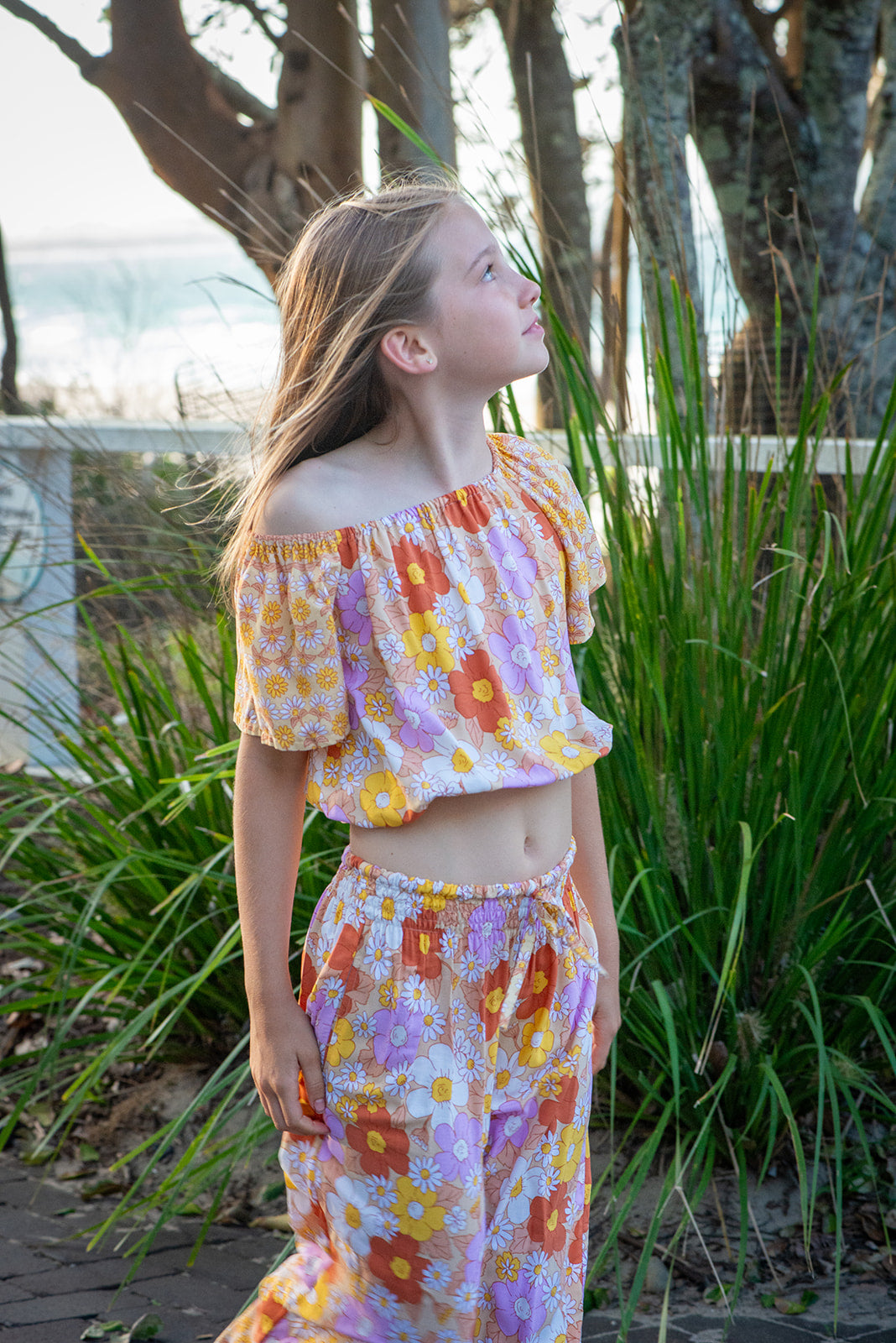 MilaMeli Lil Watego Blousy Top - Sun Daisy