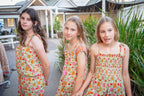 MilaMeli Jesse Frill Dress - Festival Garden