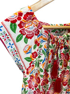 MilaMeli Charli Jumpsuit - Fiesta Bloom White