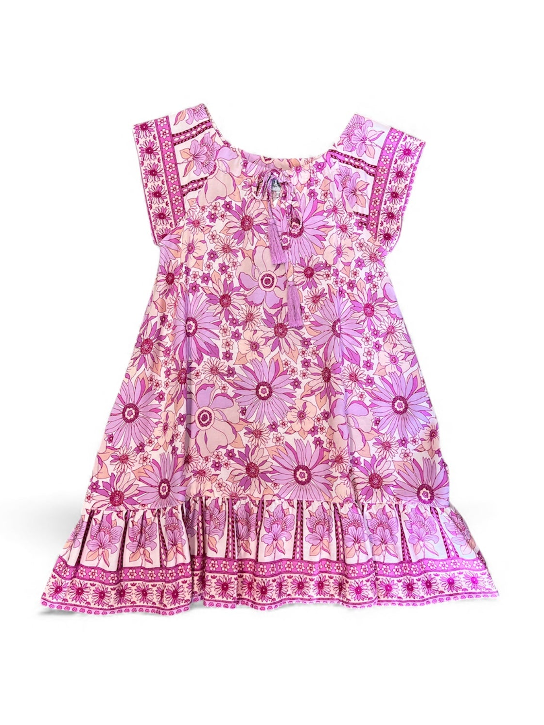 MilaMeli Jesse Frill Dress - Lilac Haze