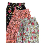 MilaMeli Maeve Maxi Skirt Aqua Wildflower Print.