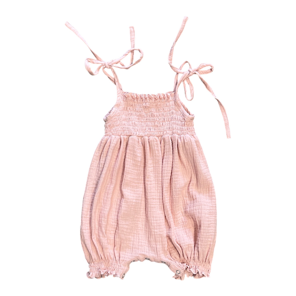 Chloe Jumpsuit Mushy Pink Muslin Cotton