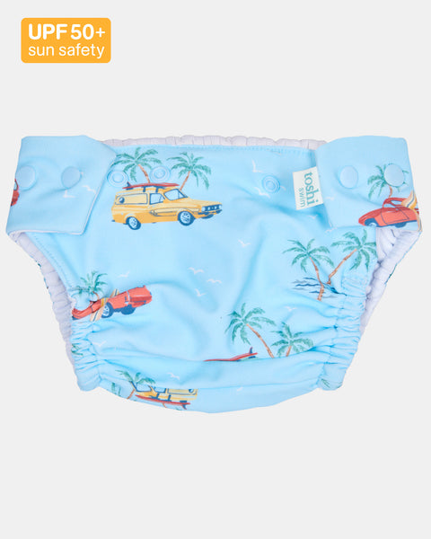 Toshi S25 Swim Nappy Paradise Swell Seekers Sky