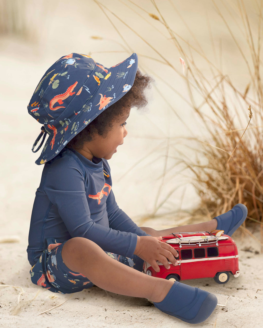 Toshi Paradise Kakadu Moonlight Swim Sunhat