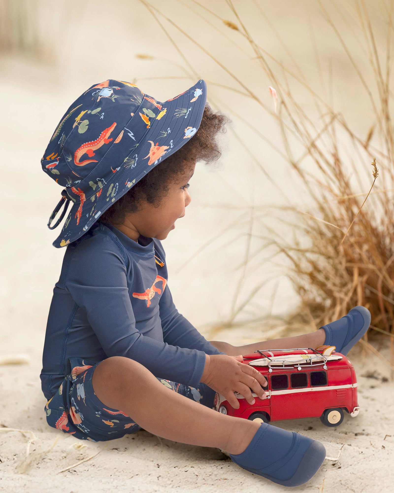 Toshi Paradise Kakadu Moonlight Swim Sunhat