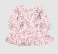 Bebe Piper Print Frill Dress 3-7yrs