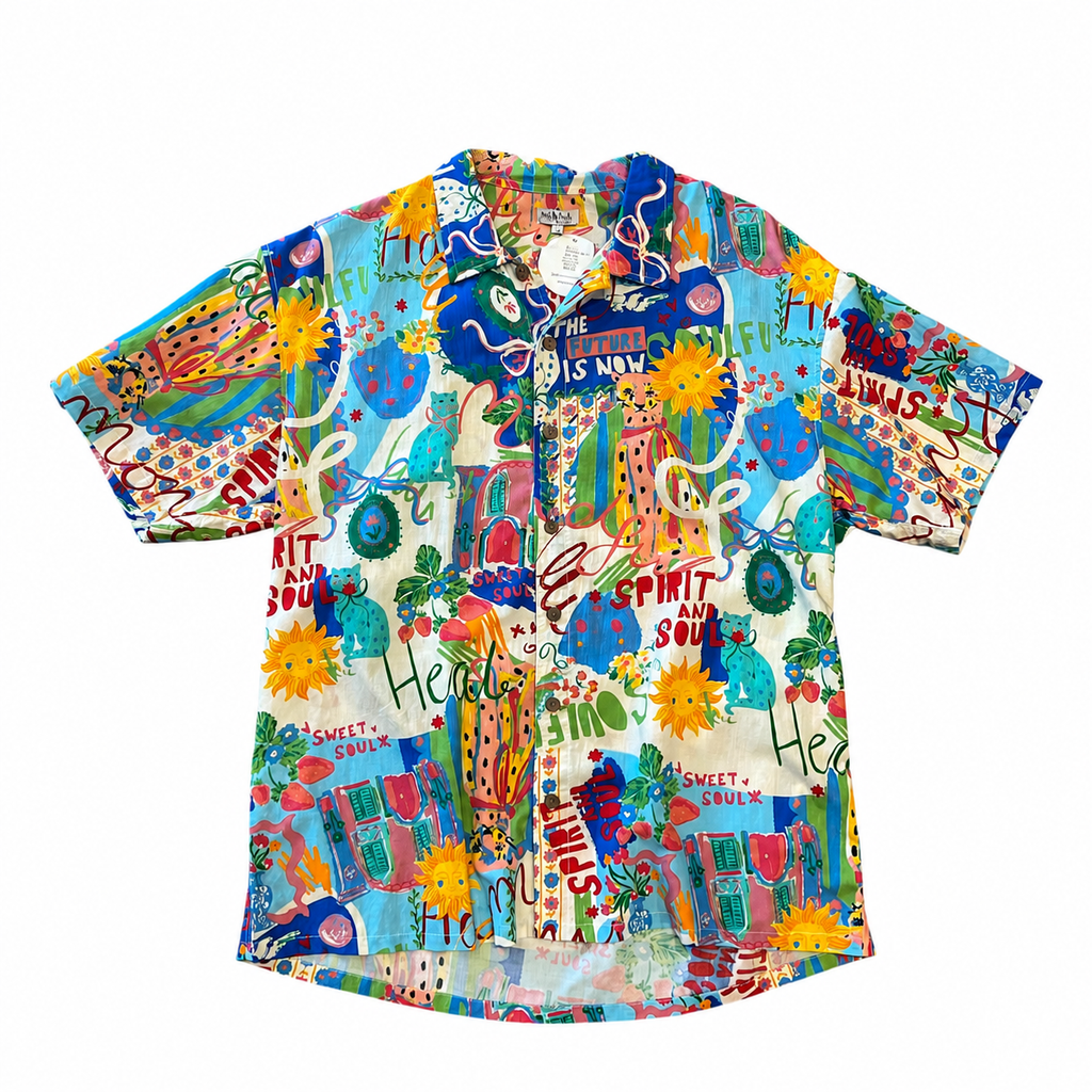 Tato Shirt Sweet Soul Song Rayon Print