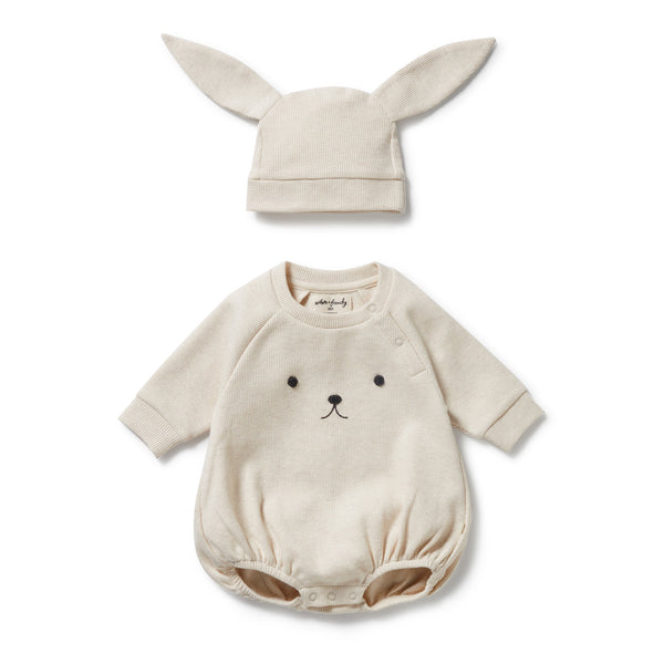 W&F W25 Oatmeal Organic Waffle Bunny Set