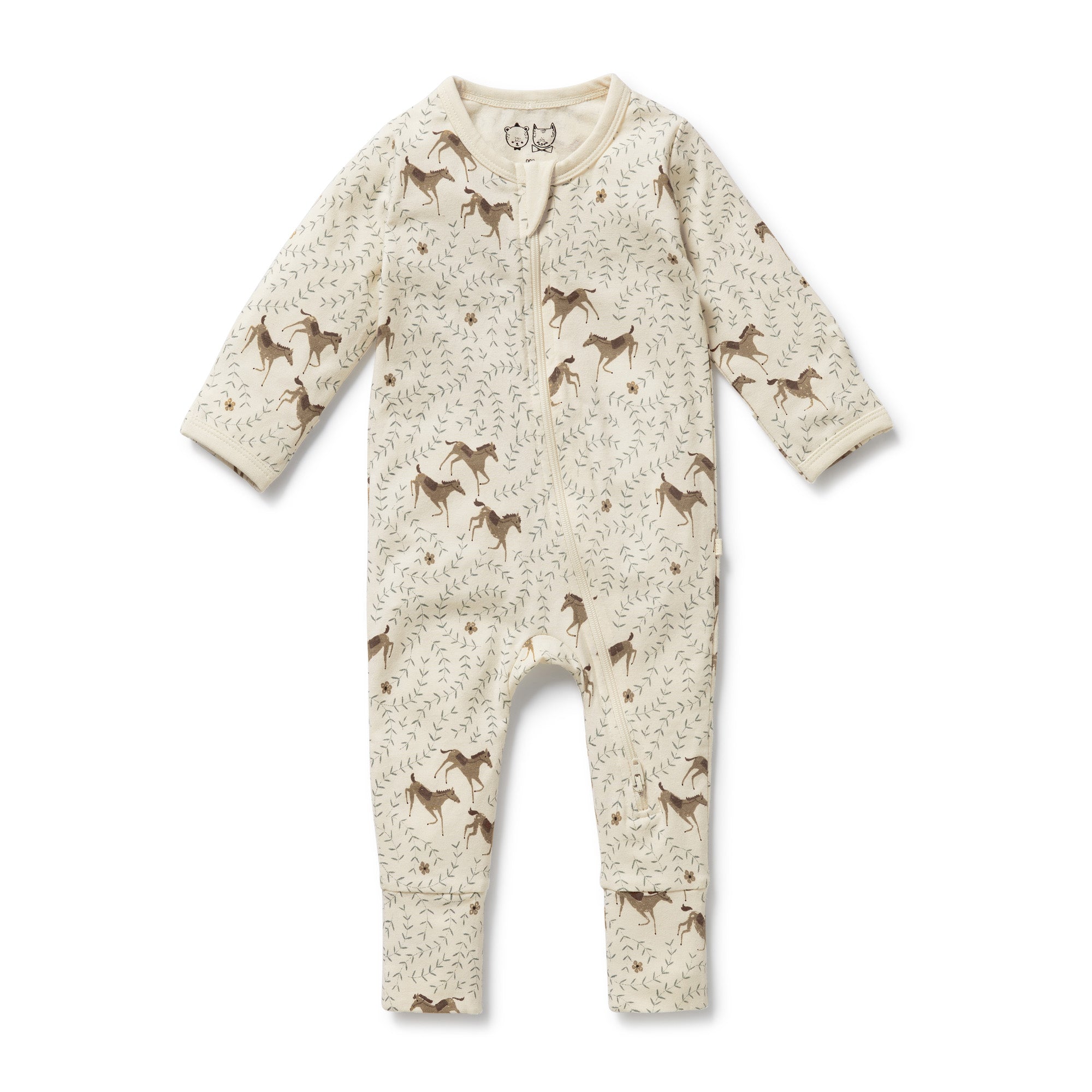 Wilson & Frenchy Organic Zipsuit with Feet