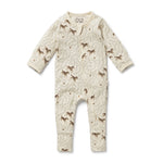 W&F W25 Trixie Horse Organic Zipsuit with Feet