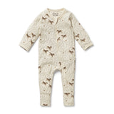 W&F W25 Trixie Horse Organic Zipsuit with Feet