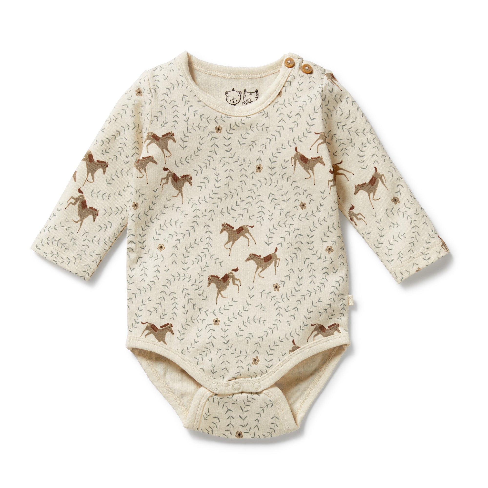Wilson & Frenchy Organic Long Sleeve Bodysuit