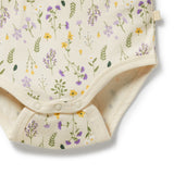 W&F W25 Bella Floral Organic Bodysuit - WFW2530-05
