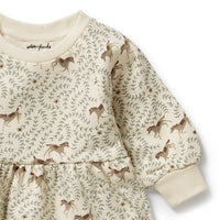 W&F W25 Trixie Horse Organic Terry Sweat Dress