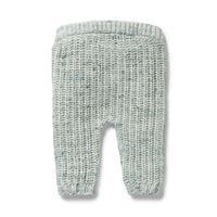 W&F W25 Moss Speckle Organic Knitted Legging