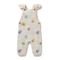 W&F W25 Flower Pop Organic Cotton Knitted Jacquard Overall