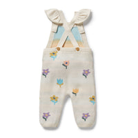 W&F W25 Flower Pop Organic Cotton Knitted Jacquard Overall