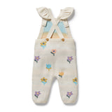 W&F W25 Flower Pop Organic Cotton Knitted Jacquard Overall