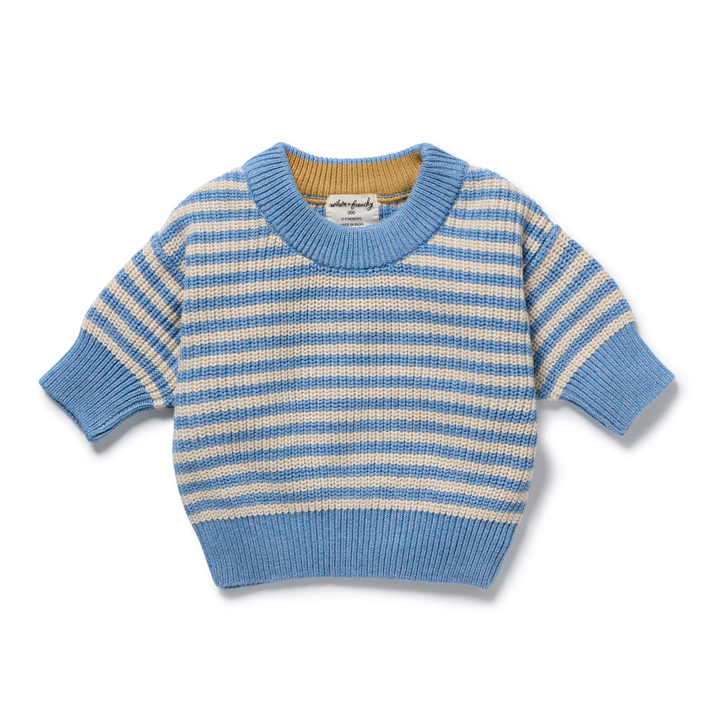 Wilson & Frenchy Organic Knitted Stripe Jumper