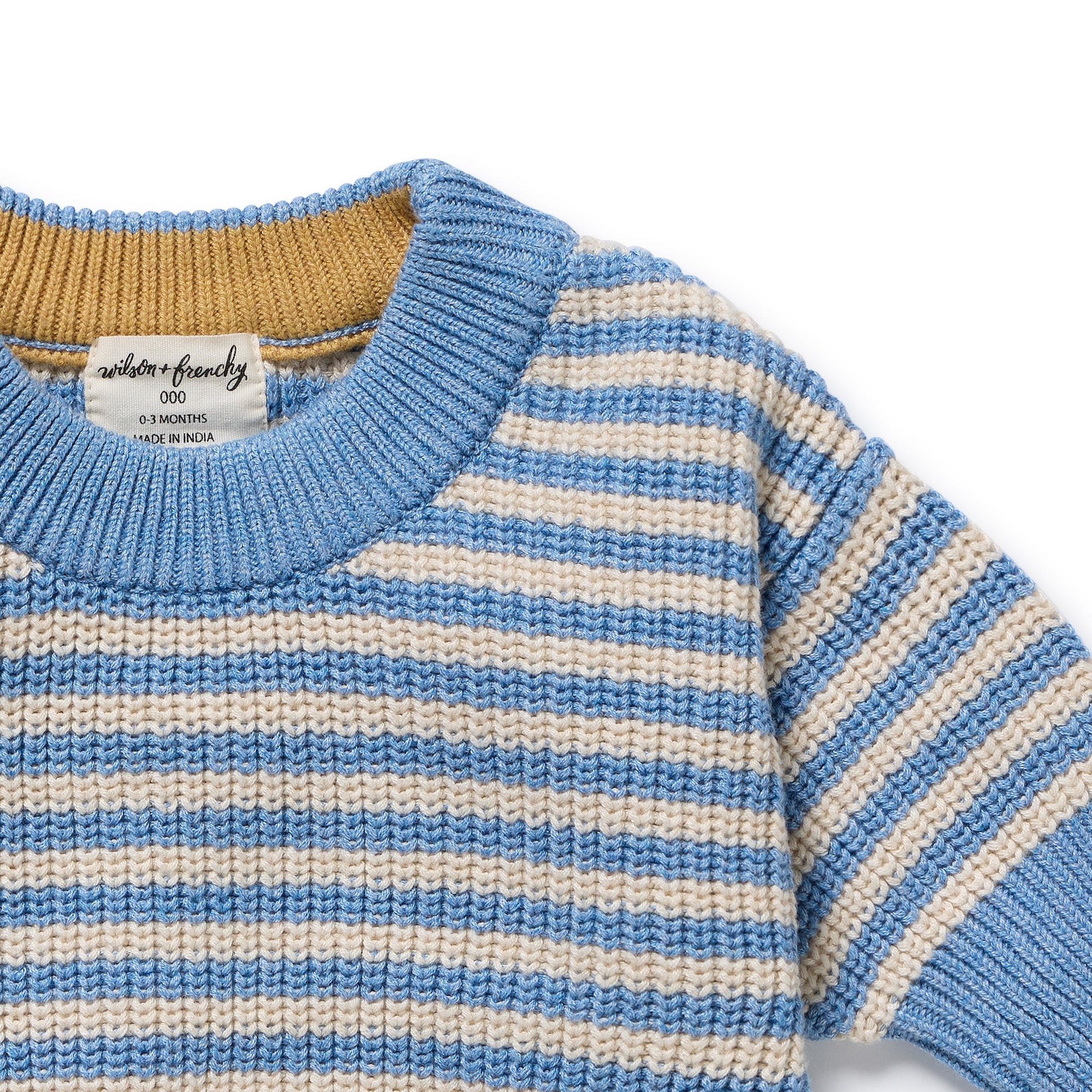 Wilson & Frenchy Organic Knitted Stripe Jumper