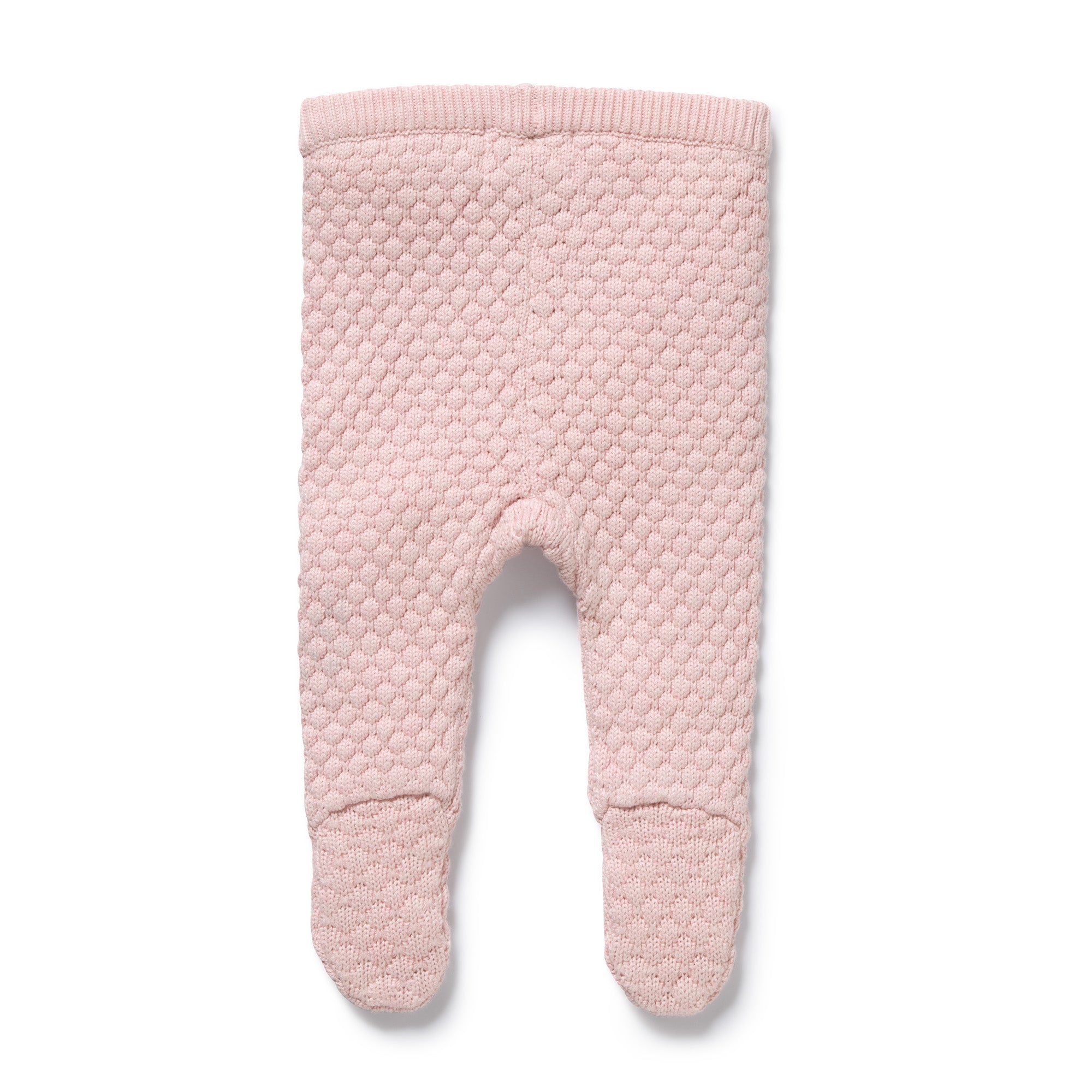 Wilson & Frenchy Organic Knitted Bubble Pant Marshmallow Pink