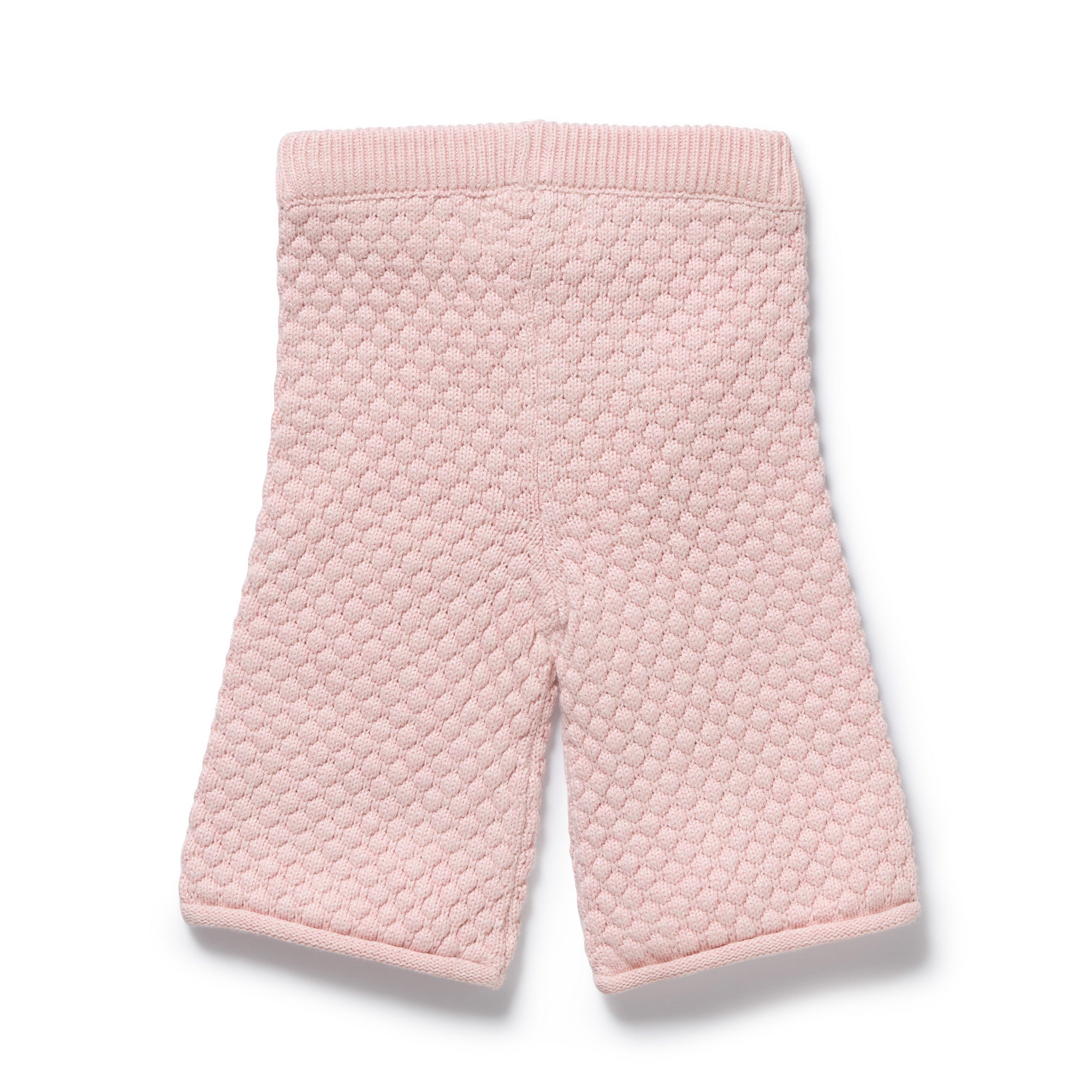 Wilson & Frenchy Organic Knitted Bubble Pant Marshmallow Pink